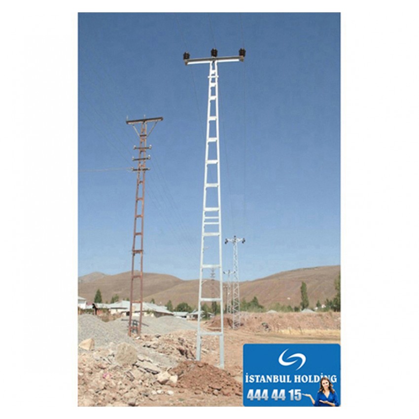 İstanbul Lamba Sanayi Astar Boyalı 9 metre A Tipi Direk