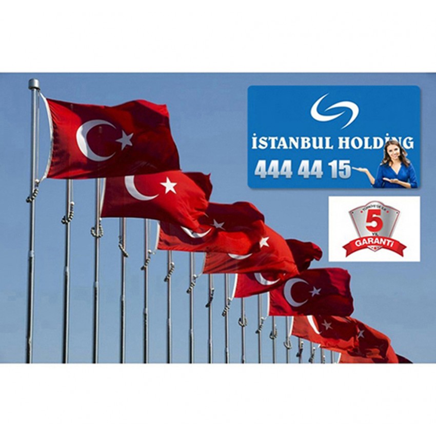 İstanbul Lamba Sanayi 3m.  Galvanizli Bayrak Direği