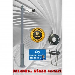 İstanbul Lamba Sanayi 7metre Tek Konsollu Kamera Direği İstanbul Lamba Sanayi 7metre Tek Konsollu Kamera Direği