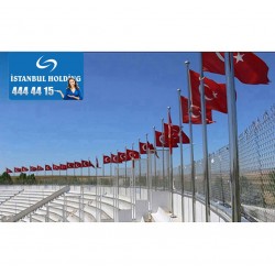 İstanbul Lamba Sanayi 9m. Paslanmaz Krom Bayrak Direği İstanbul Lamba Sanayi 9m. Paslanmaz Krom Bayrak Direği