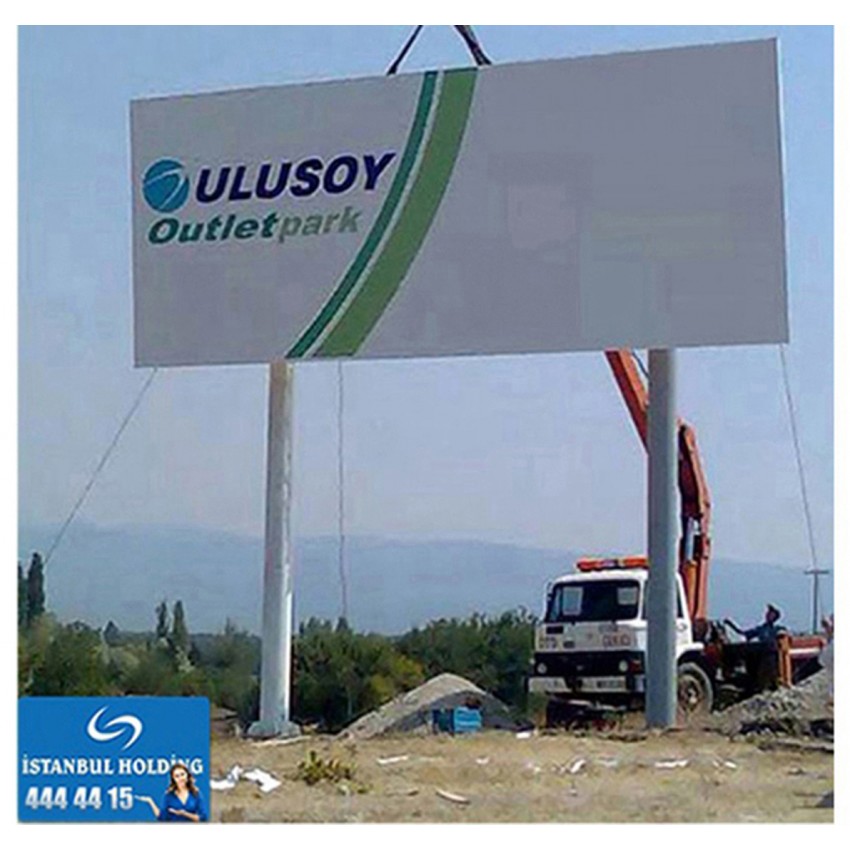 İstanbul Lamba Sanayi 5metre  İki Ayaklı Totem Direği